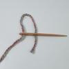 Wood Crochet Needle Double Hole Crochet Needle 15mm Crochet Needle
