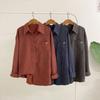 Honey J Stripe Lettering Decor Shirt 3 Colors