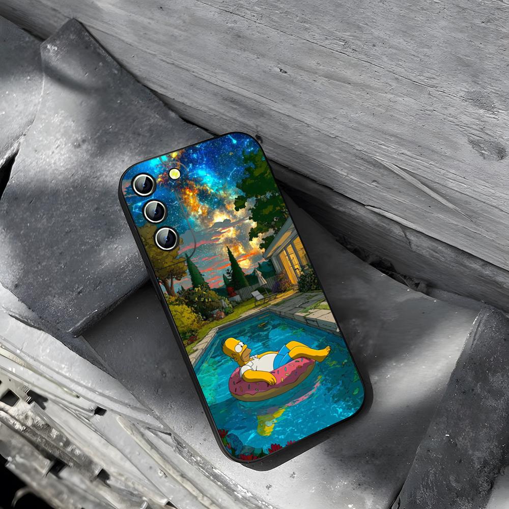 Phone Case For Samsung Galaxy S24 S25 S26 S22 S23 S25 S21 Ultra Fe Plus A16 A55 A54 A24 A52 Coque TheS S-Simpsons