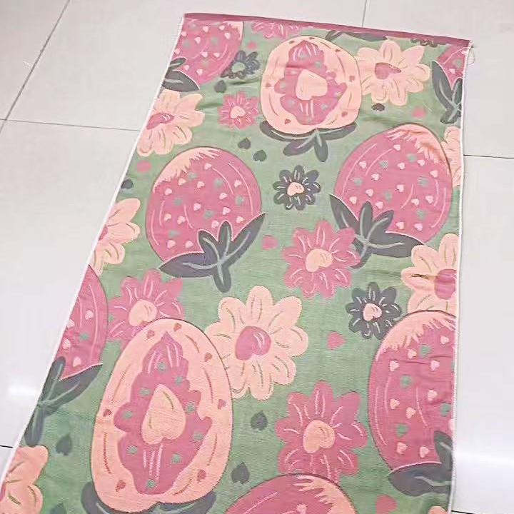 Drainage Style National Tide Pure Cotton Quick-Dry Cartoon Bath Towel for Men and Women