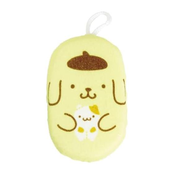 Sanrio Pompompurin Body Sponge 1 Piece Character Fluffy Towel Bath Sponge Sponge sanrio Pompompurin