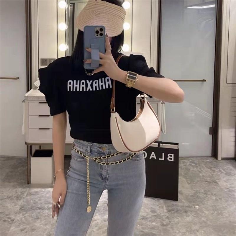Korean Niche Crescent Underarm Bag Women Luxury Fashion Mini Handbag Single Shoulder Crossbody Purse