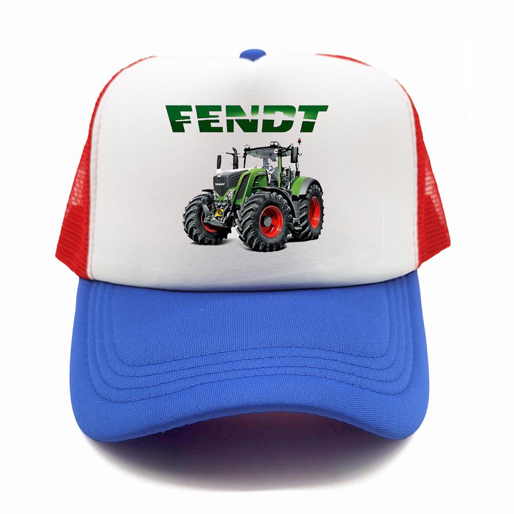 Berretto da camionista Fendt Unisex Divertente Trattore Agricolo Agricoltura Cappello Fendt Cappellino da baseball Fresco Estivo Berretti Unisex a Rete