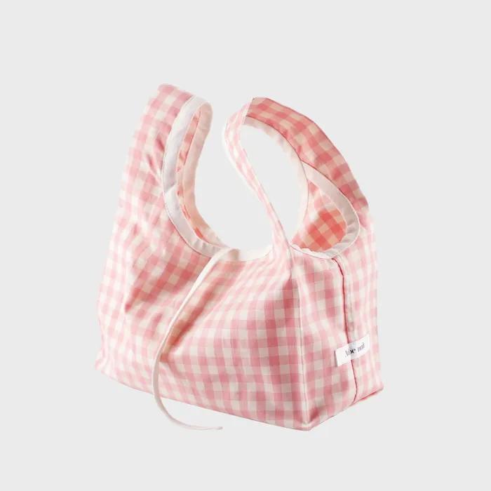 Obnuit Check Bongdal Bag_Pink