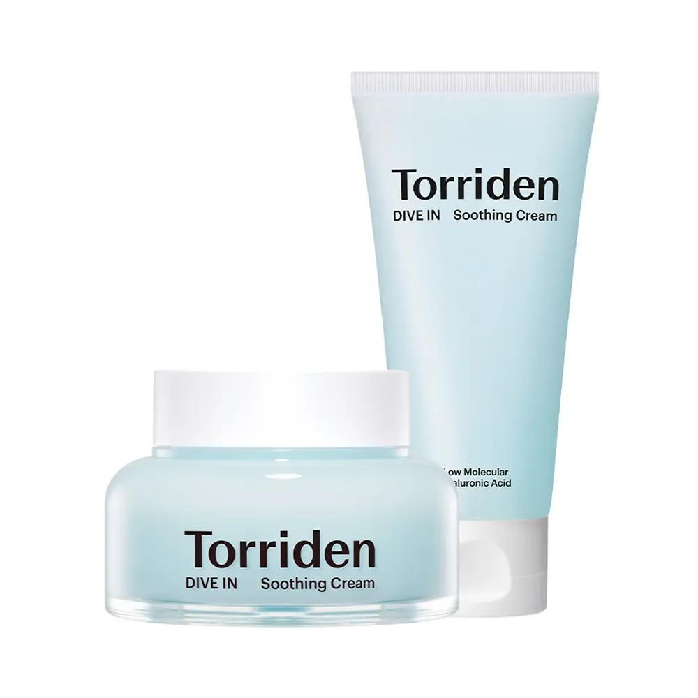 

Torriden DIVE-IN Hyaluronic Acid Soothing Cream Deep Hydration 100ml Double Set (100ml+100ml)