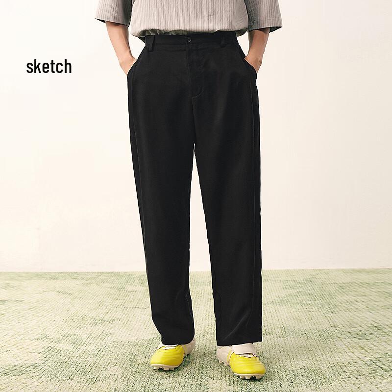 CROQUIS Men s 2026 Summer Loose Straight-Leg Casual Pants XL