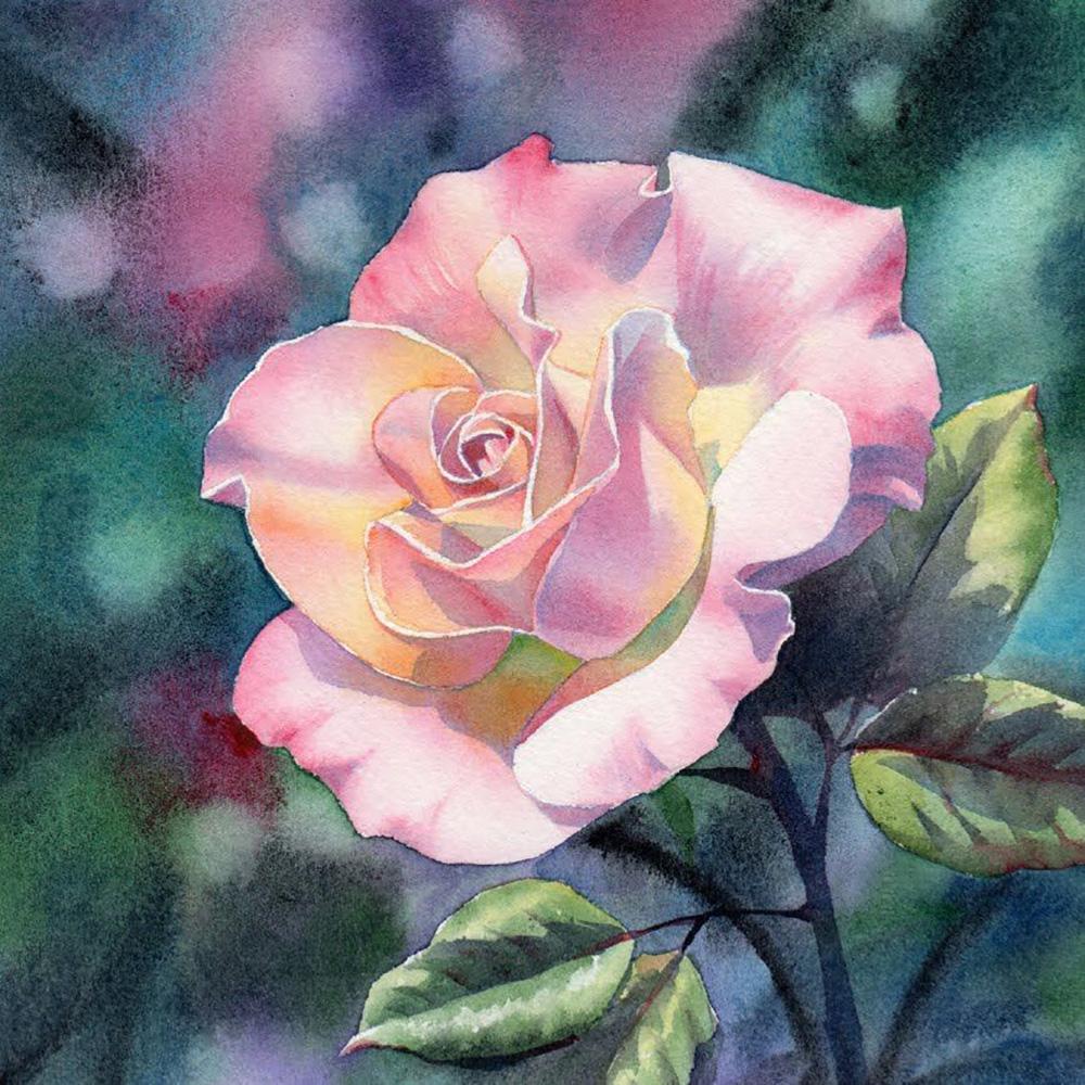 5D DIY Diamond painting Romantic flowers full diamond square/round diamond embroidery cross-stitch set home wall decorative art