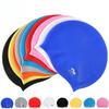 Silicone Elastic Swimming Cap Waterproof Swim Hat For Men Women Adult Long Hair Pool Caps Protect Ears Swimming Equipment