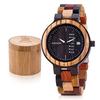 Ceas de mână din lemn pentru femei elegant ușor japonez cu quartz potrivit cadouri de ziua de naștere aniversări cadouri de Ziua Mamei.
