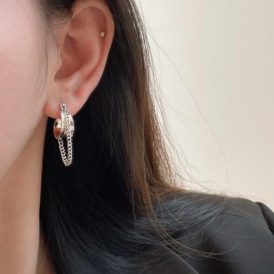 Elegante design retrò: Polcino da orecchio a catena Dongdaemun per donna