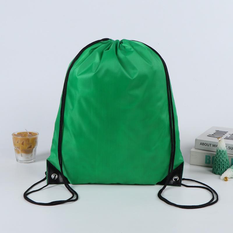 Waterproof Polyester Drawstring Backpack for Marathon Events