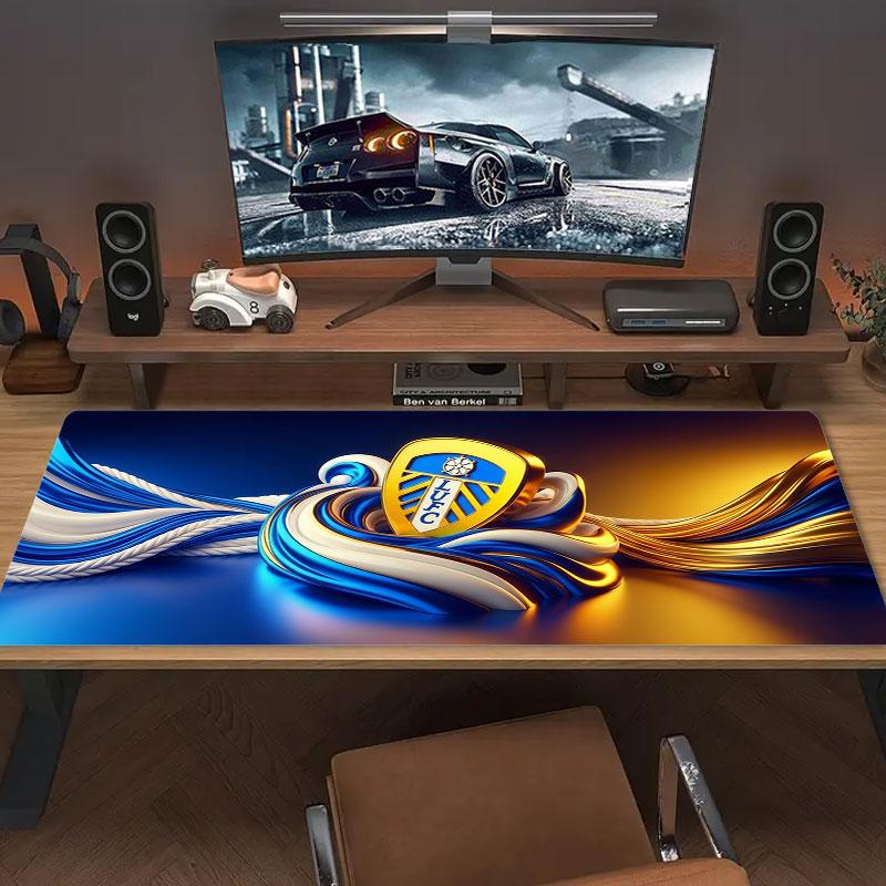 Leeds United Large Size Mouse Pad Large Gaming Table Cushion Non-slip Laptop Tablet Big Mousepad XXL Mat Mini PC Playmat With Lock edge