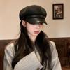 Breathable Winter Beret Hat Windproof Octagonal Hat Elegant Pumpkin Hat  Spring Autumn