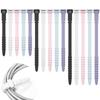 5Pcs Cable Ties Wire Organizer Straps Multipurpose Reusable Silicone Computer Fastener Home Office For Earphone Elastic