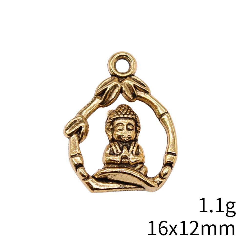 Thanksgiving Day Charms For Nails Buddha Statue Charms Pendant Home Garden Bracelet Pendant