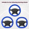 19 Color Car Silicone Steering Wheel Cover For Summer Fashion Sweat Absorbent Non-slip Handle Cover General DIY Parts