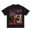 Allen Iverson Koszulka do koszykówki Unisex Retro Nadruk Streetwear Oversize Koszulka dla fana Codzienna moda Oddychający materiał Duży rozmiar