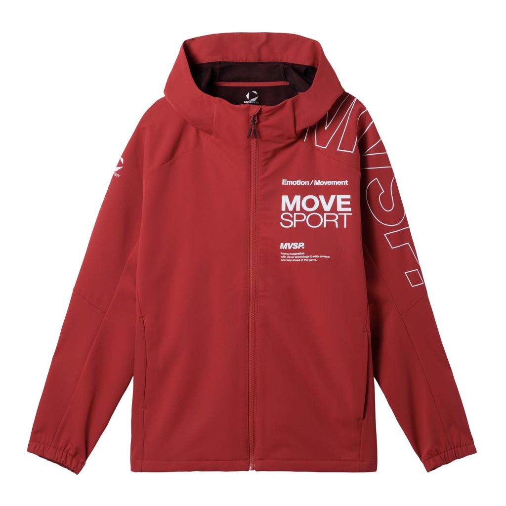 Move Sports Cross Descente HEATNAVI Softshell Hoodie Cross worn by Yuki and warm for and ST5FJK22M RD00 [ACTIVE SUITS] Jacket, Ishikawa. Comfortable,