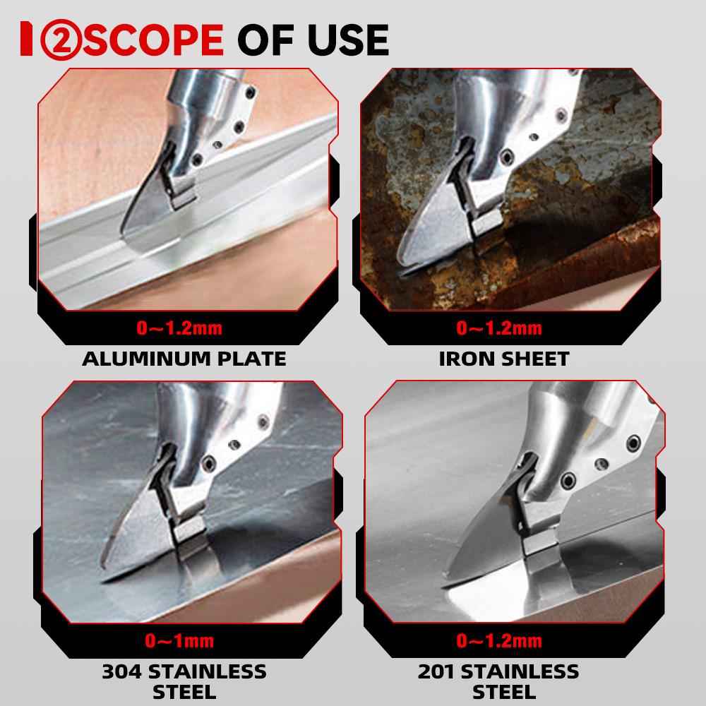ONEVAN 880NM Brushless Electric Iron Scissors Cordless Iron Steel Scissors Sheet Metal Cutter Power Tool For Makita 18V Battery Pin