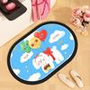 Cute Cartoon Kitten Puppy Bathroom Floor Mat Diatom Mud Floor Mat Absorbent Soft Mat Toilet Toilet Foot Carpet