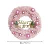 Christmas Wreath Exquisite Decorative Wreath for Wall Window Festival Wedding