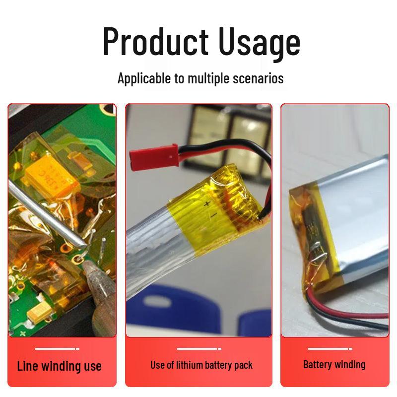 Gold Finger High-Temp Brown Polyimide Tape: 3D Thermal Transfer Insulating Adhesive for Ultra Heat Resistance.