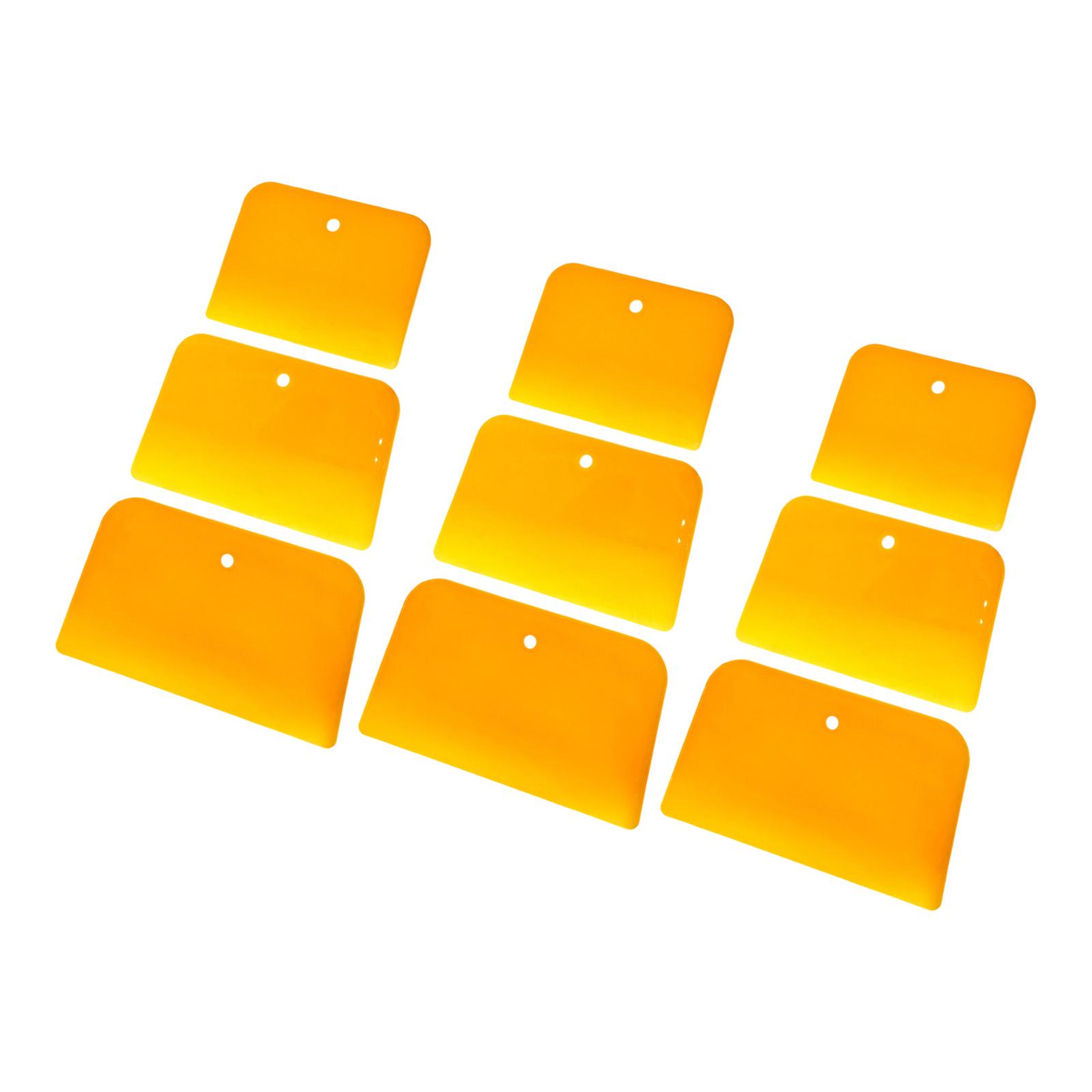 9Pieces Professional Plastic Scrapers 4/5/6Inch Car Body Repair Tool Flexible Edges Design for Putty Glass Adhesive 1