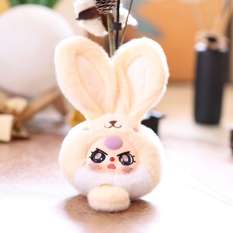 Bunny Plush Adorable Toy Lightweight  Key Chain For Backpack Decoration And Gift
