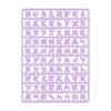 SANRIO Custom Letter Parts (Maipachirun Series) Purple 208752