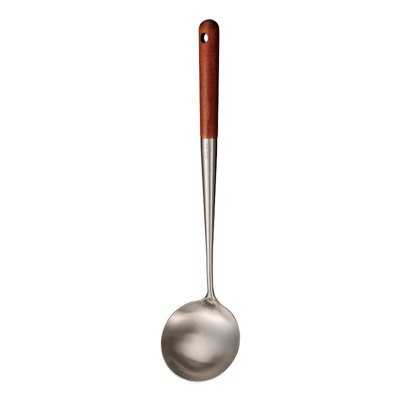 Ruhan 304 Stainless Steel Ladle with Wooden Handle