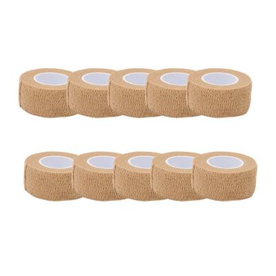 10pcs Self Adhesive Bandage Wound Dressing Self Adhesive Elastic Bandage Sports Fixed Breathable Bandage 2.5x450cm