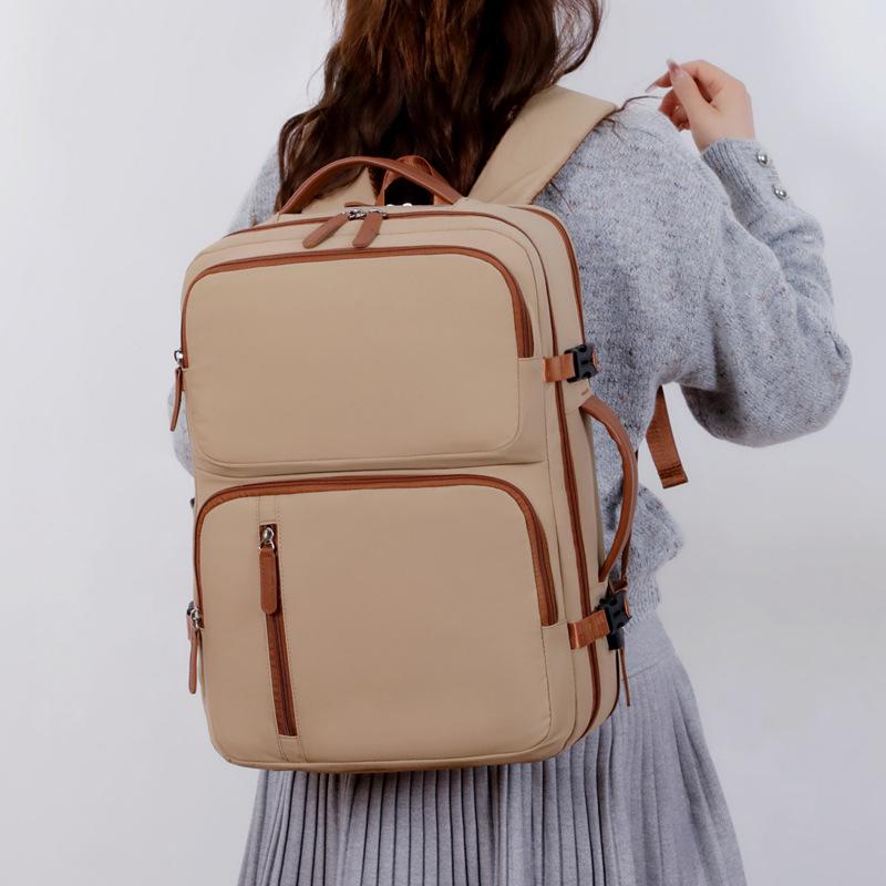 Expandable Large-Capacity Backpack for Men & Women - High-End Travel, Business, and Commuting Bag