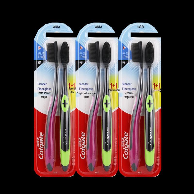 Colgate Slim Soft Charcoal Toothbrush