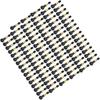 Capuchons de valve pneus - AIMOONSA - TR413 - 100 pièces - Noir - Universel tubeless