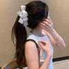 Mesh Tulle Bow Banana Clip Sweet Cute Bow Ponytail Clip Bowknot Hair Clip  Women Hair Accessories