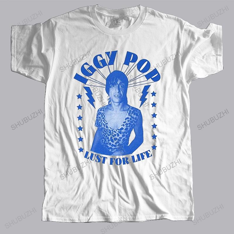 

IGGY POP LUST FOR LIFE WHITE T-SHIRT NEW OFFICIAL ADULT BAND MUSI Brand Cotton T shirt Drop Shipping Brand Clothing S