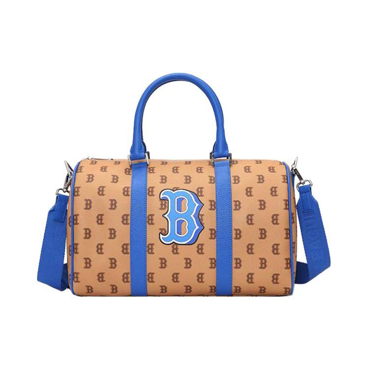 

MLB Logo Double-Sided Printed Vintage Floral Adjustable Detachable Shoulder Strap Travel Gym Boston Bag Crossbody Tote Unisex Bags 3ABWM013N Large