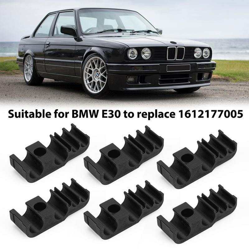 12 PCS Brake Line Holder Fuel Pipe Bracket Plastic Mount For BMW E30 Replace 1612177005