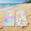 Cartoon Cute M-Molang-ES Towel For Outdoor Camping Beach Towel Super Absorbent Quick-Drying Summer Towel