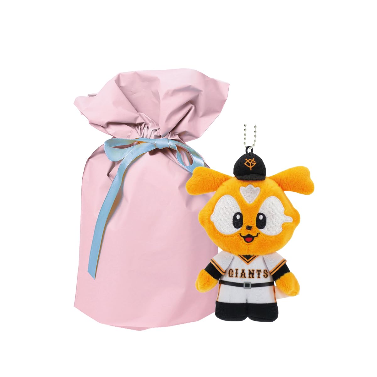 

Yoshitoku Jabbit Mascot Strap (13cm total length) [Yomiuri Giants] Official Licensed Product, Comes in a Gift Bag (with Ribbon), Pink Color