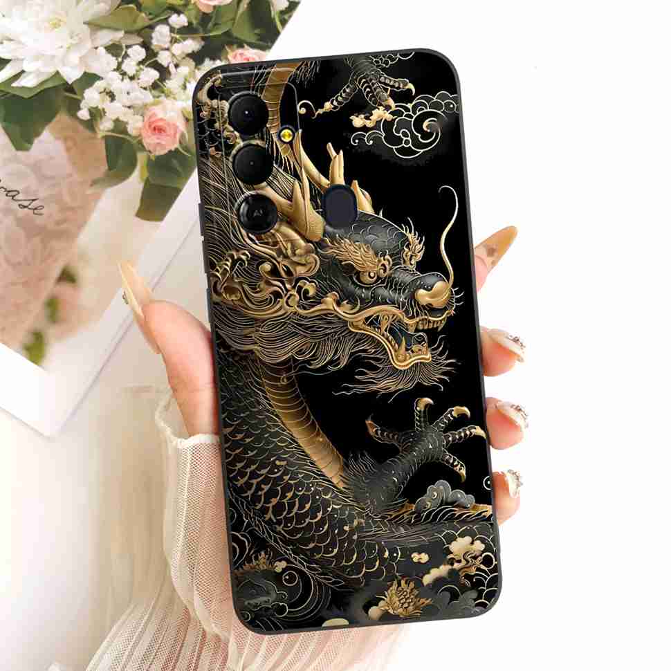 For Tecno Pop 6 Go BE6j Case Simple Style Silicone Shockproof Back Cover Coque For Tecno Pop6 Go POP 6 GO Phone Bumper Shell