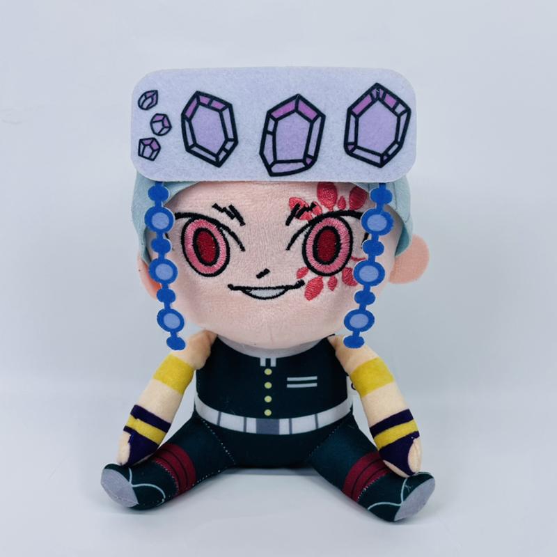 20cm Anime Demon Slayer Plush Toys Cartoon Figure Kyoumei Iguro Obanai Sanemi Uzui Tengen Doll Stuffed Plush Toys Children's Bir