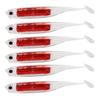 6Pcs Fishing Soft Baits 3D Eyes Realistic Shape Vibrant Color Mini Size Portable Artificial Lures Fishing Spinner Baits