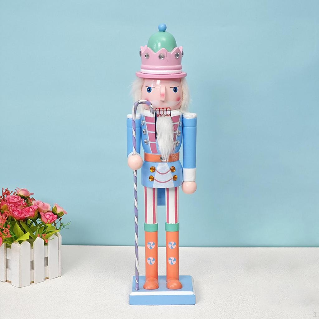 14.96inch King Nutcracker Christmas Decoration Tabletop Figurine, Doll Figure Ornament