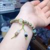Green Sandalwood Zodiac Bracelet - Personalized Unisex Design 