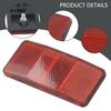 High Quality Reflective Rear Pannier Rack Light for Enhanced Bike Safety