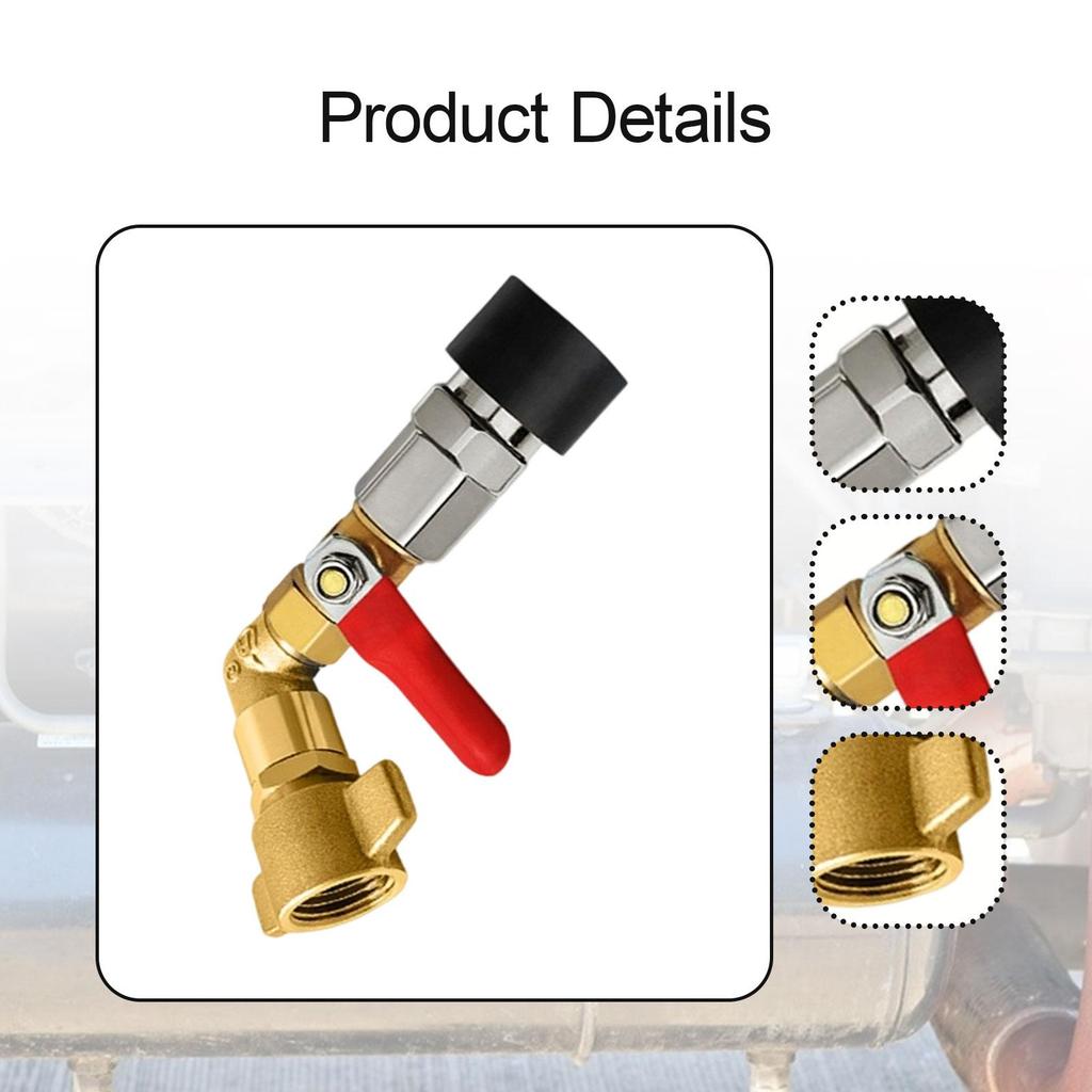 Trucks Air Tank Intake Connector Connecting Pipe Quick Release Quick Fitting M16x1.5 Brass Thread SP20 Female Port Fittings