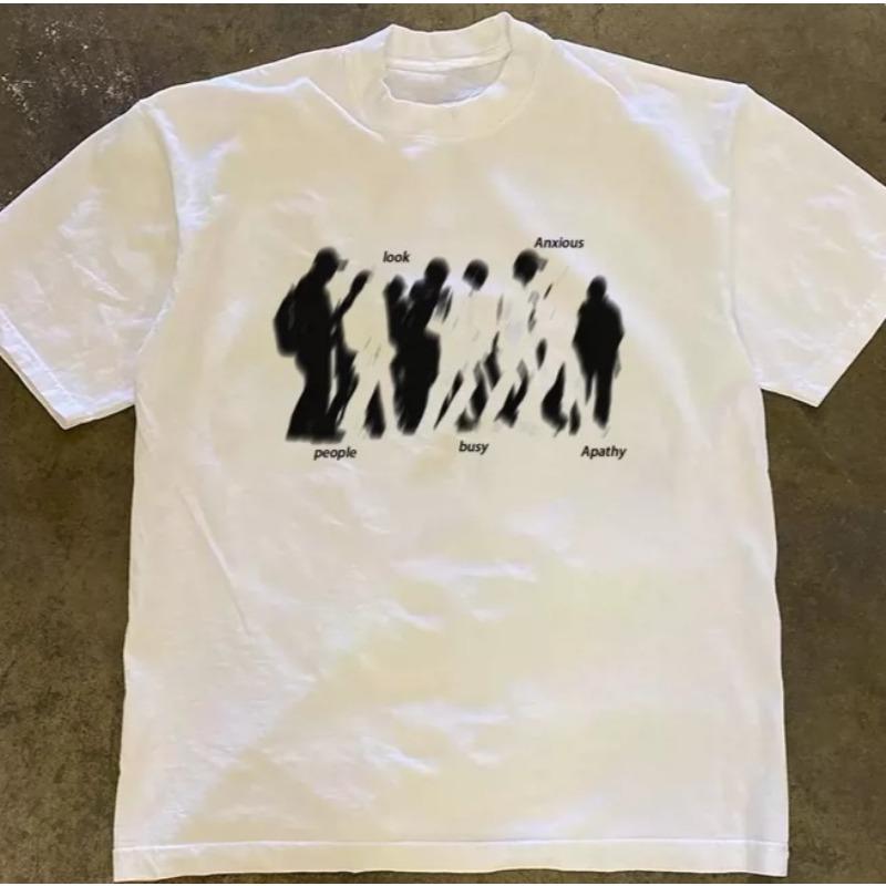 Summer New Pattern Printed Pure Cotton Tshirt Suitable For Both Unisex And Unisex Versatile Breathable And Comfortable Tshirt