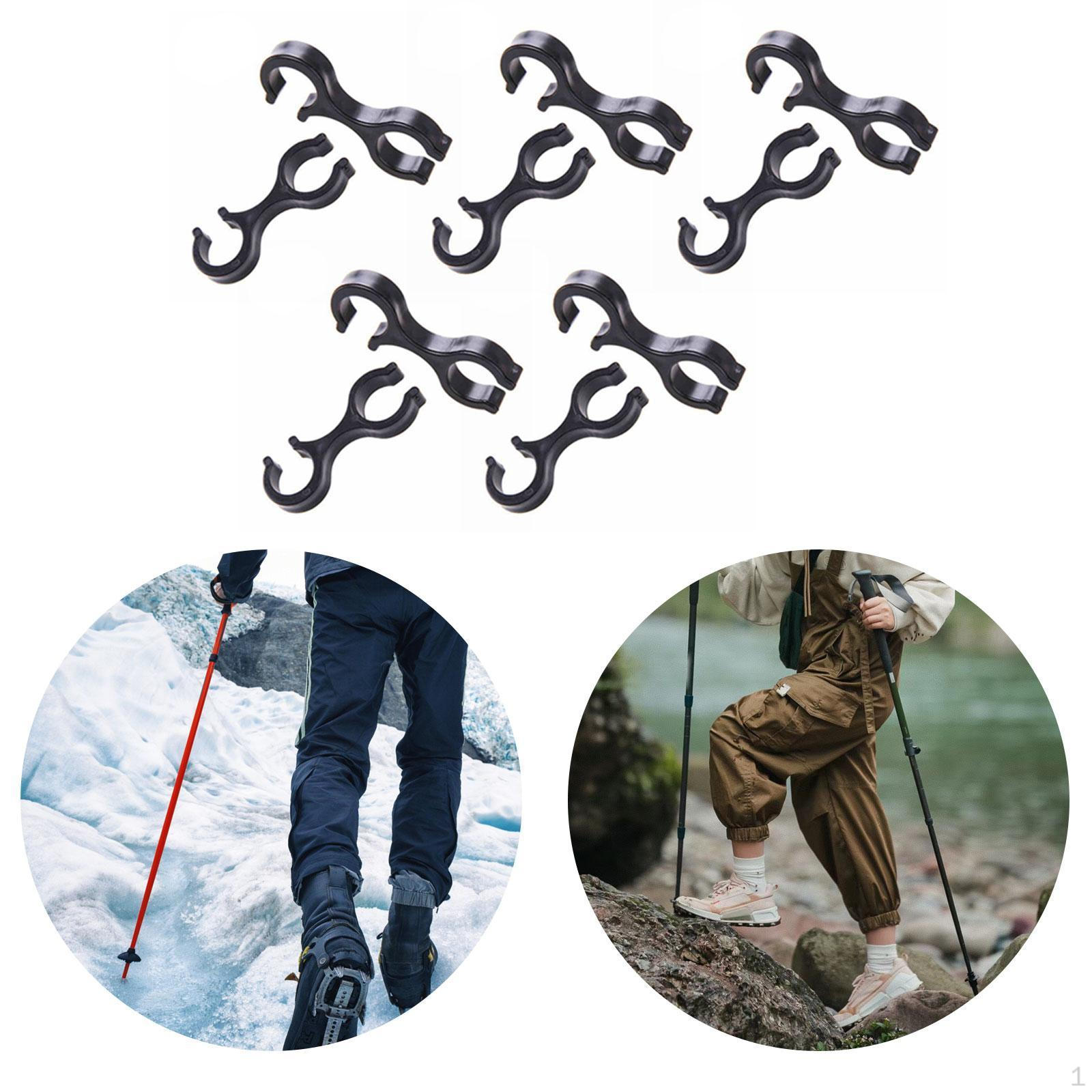 

10 Кліпсів для трекінгових палиць, з єднувачі для занять трекінгом на відкритому повітрі S