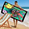 Anime Smiling Friends 2D Flat Print Beach Towel, Large Soft Quick Dry Towel for Beach Camping SwimmingXSTJ0915304